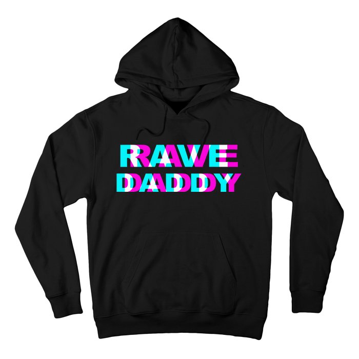 Rave Daddy EDM Music Festival Father Optical Illusion Trippy Hoodie