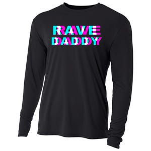 Rave Daddy EDM Music Festival Father Optical Illusion Trippy Cooling Performance Long Sleeve Crew