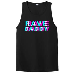 Rave Daddy EDM Music Festival Father Optical Illusion Trippy PosiCharge Competitor Tank