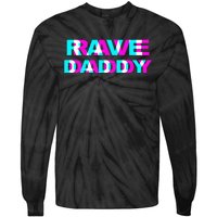 Rave Daddy EDM Music Festival Father Optical Illusion Trippy Tie-Dye Long Sleeve Shirt