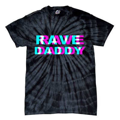 Rave Daddy EDM Music Festival Father Optical Illusion Trippy Tie-Dye T-Shirt