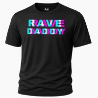 Rave Daddy Edm Music Festival Father Optical Illusion Trippy Cooling Performance Crew T-Shirt
