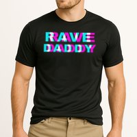Rave Daddy Edm Music Festival Father Optical Illusion Trippy Cooling Performance Crew T-Shirt
