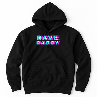 Rave Daddy Edm Music Festival Father Optical Illusion Trippy Hoodie