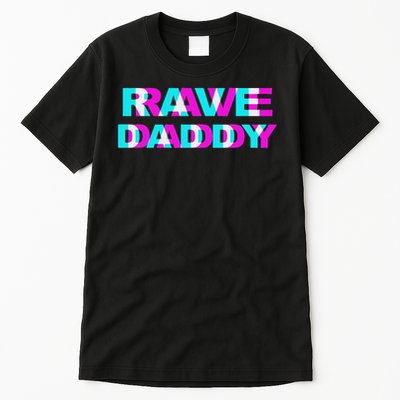 Rave Daddy Edm Music Festival Father Optical Illusion Trippy Tall T-Shirt