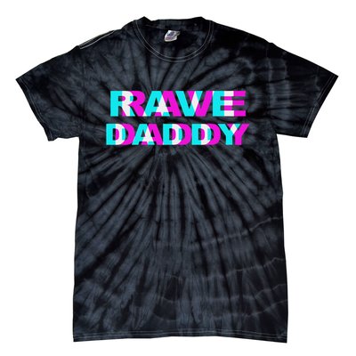 Rave Daddy Edm Music Festival Father Optical Illusion Trippy Tie-Dye T-Shirt
