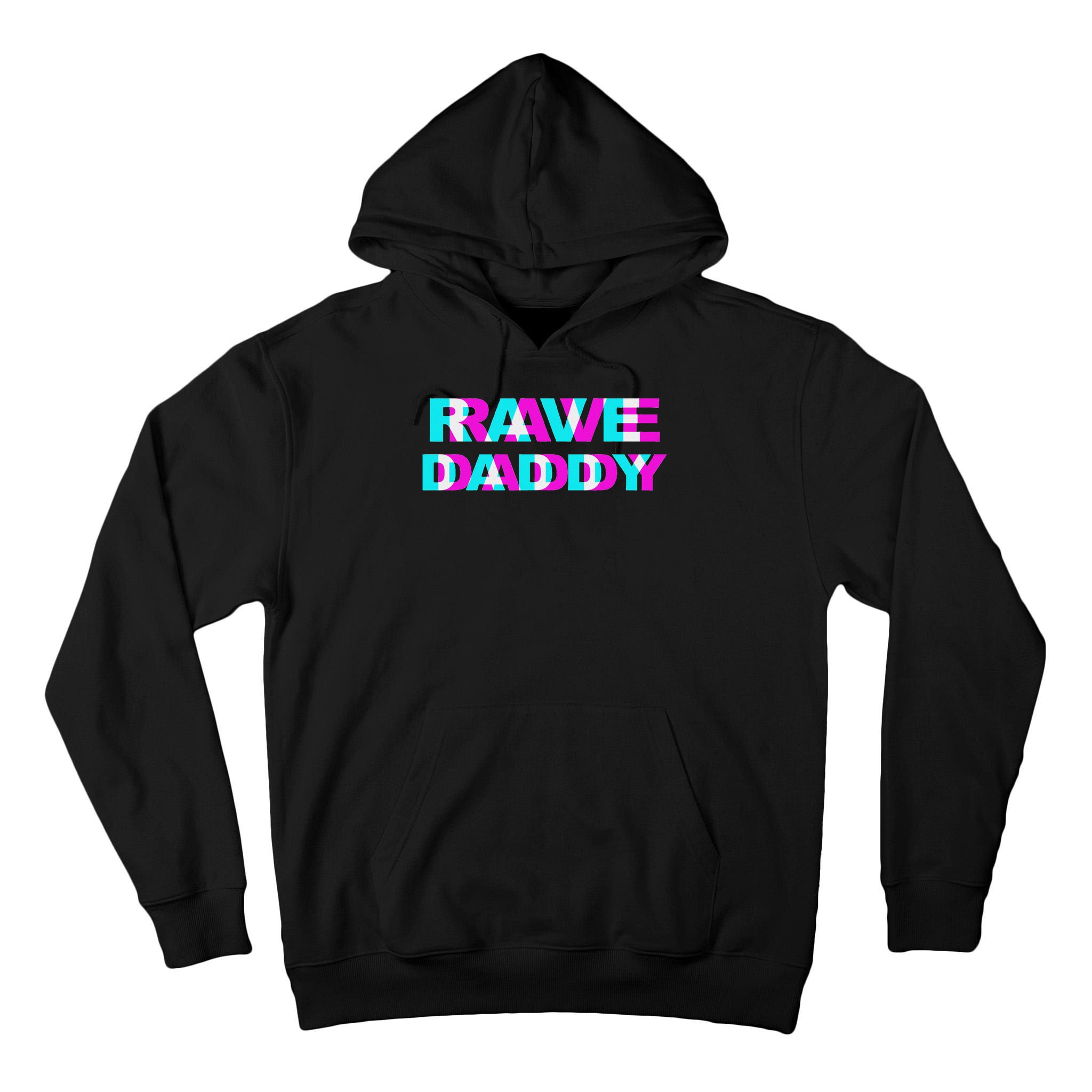 Rave Daddy Edm Music Festival Father Optical Illusion Trippy Tall Hoodie