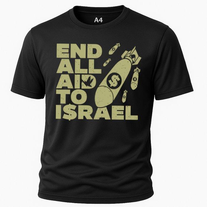 End All Aid To Israel Cooling Performance Crew T-Shirt