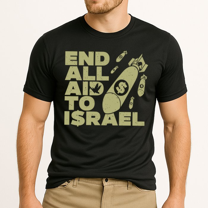 End All Aid To Israel Cooling Performance Crew T-Shirt