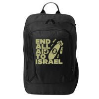 End All Aid To Israel City Backpack