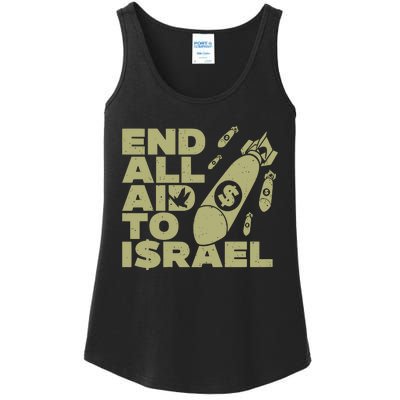 Ryan Dawson End All Aid To Israel Ladies Essential Tank