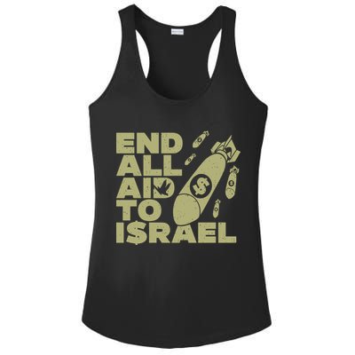 End All Aid To Israel Ladies PosiCharge Competitor Racerback Tank
