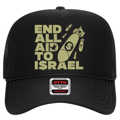 End All Aid To Israel Trucker Hat