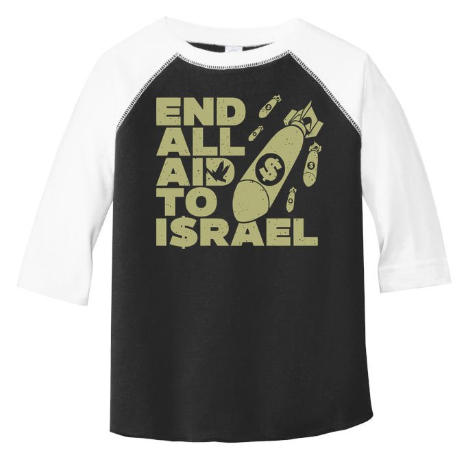 End All Aid To Israel Toddler Fine Jersey T-Shirt