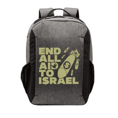 End All Aid To Israel Vector Backpack