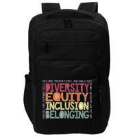 Retro Diversity Equity Inclusion Belonging DEIB Teacher Impact Tech Backpack