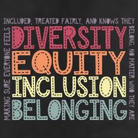 Retro Diversity Equity Inclusion Belonging DEIB Teacher Tumbler