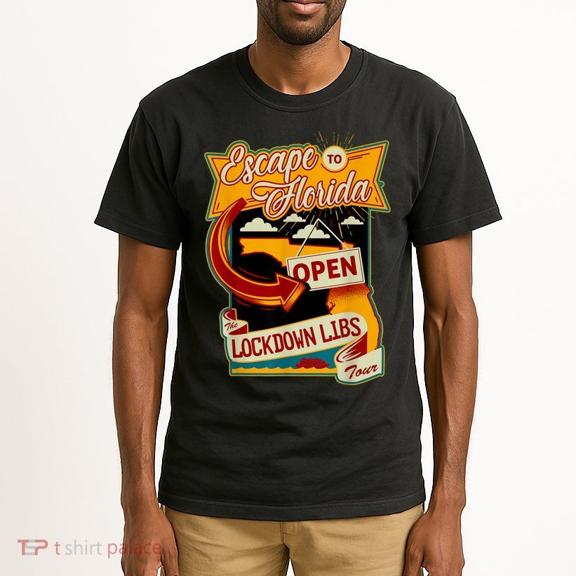 Ron DeSantis Escape To Florida Vinatge Tall T-Shirt