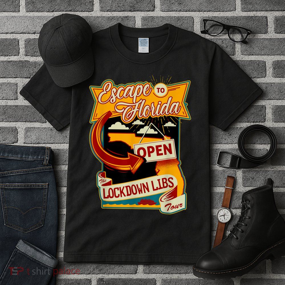 Ron DeSantis Escape To Florida Vinatge Tall T-Shirt