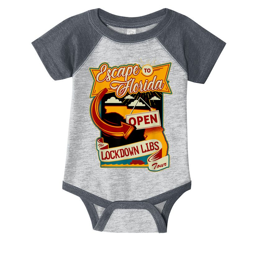 Ron DeSantis Escape To Florida Vinatge Infant Baby Jersey Bodysuit