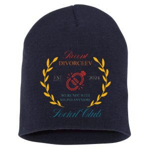 Recent Divorceev Est 2024 Short Acrylic Beanie