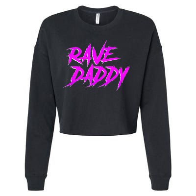 Rave Daddy EDM Rave Festival Outfit Cropped Pullover Crew
