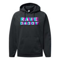 Rave Daddy EDM Music Festival Father Optical Illusion Trippy Performance Fleece Hoodie