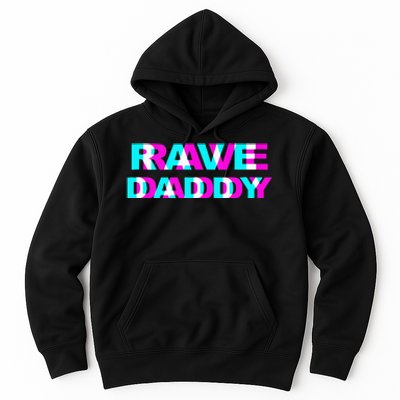 Rave Daddy EDM Music Festival Father Optical Illusion Trippy Hoodie