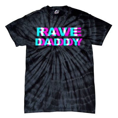 Rave Daddy EDM Music Festival Father Optical Illusion Trippy Tie-Dye T-Shirt