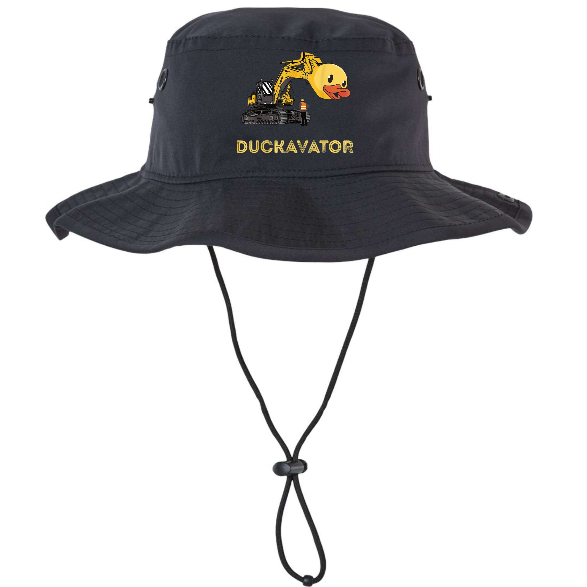 Rubber Duck Excavator Construction Site Backhoe Driver Bucket Hat