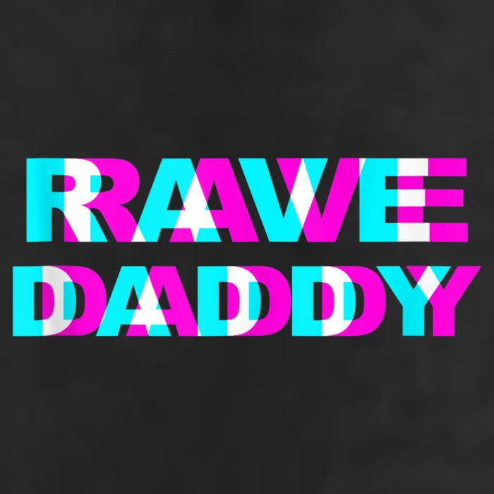 Rave Daddy EDM Music Festival Father Optical Illusion Trippy 7 Panel Mesh Trucker Snapback Hat