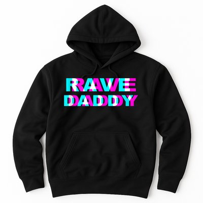 Rave Daddy EDM Music Festival Father Optical Illusion Trippy Hoodie