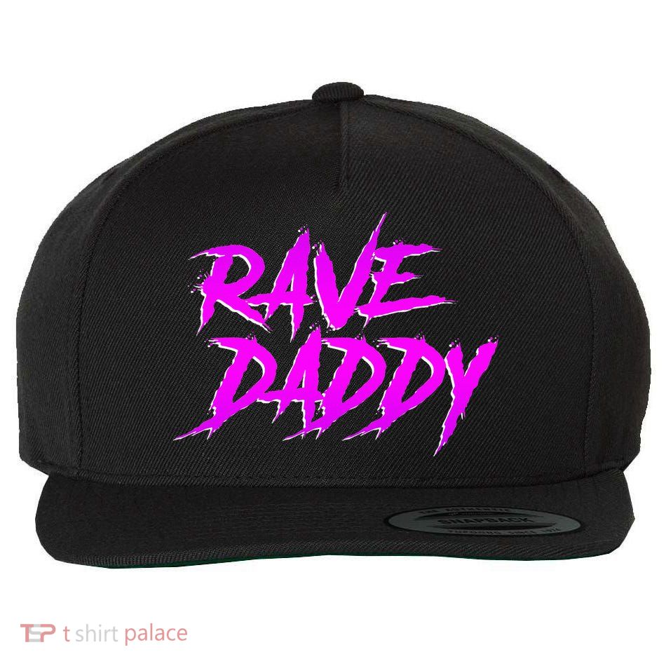 Rave Daddy Edm Rave Festival Wool Snapback Cap