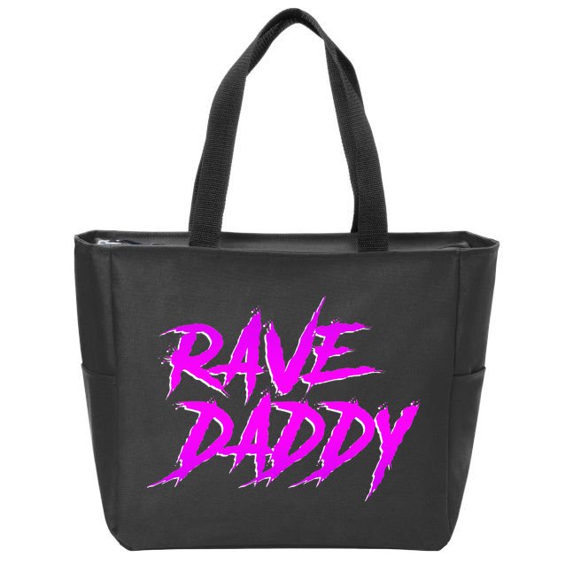 Rave Daddy Edm Rave Festival Zip Tote Bag