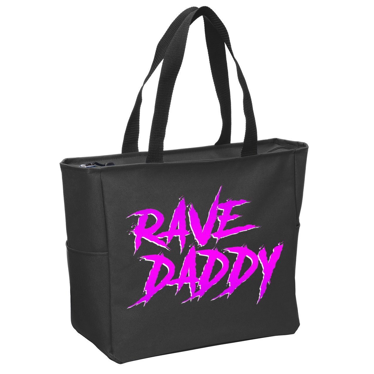 Rave Daddy Edm Rave Festival Zip Tote Bag