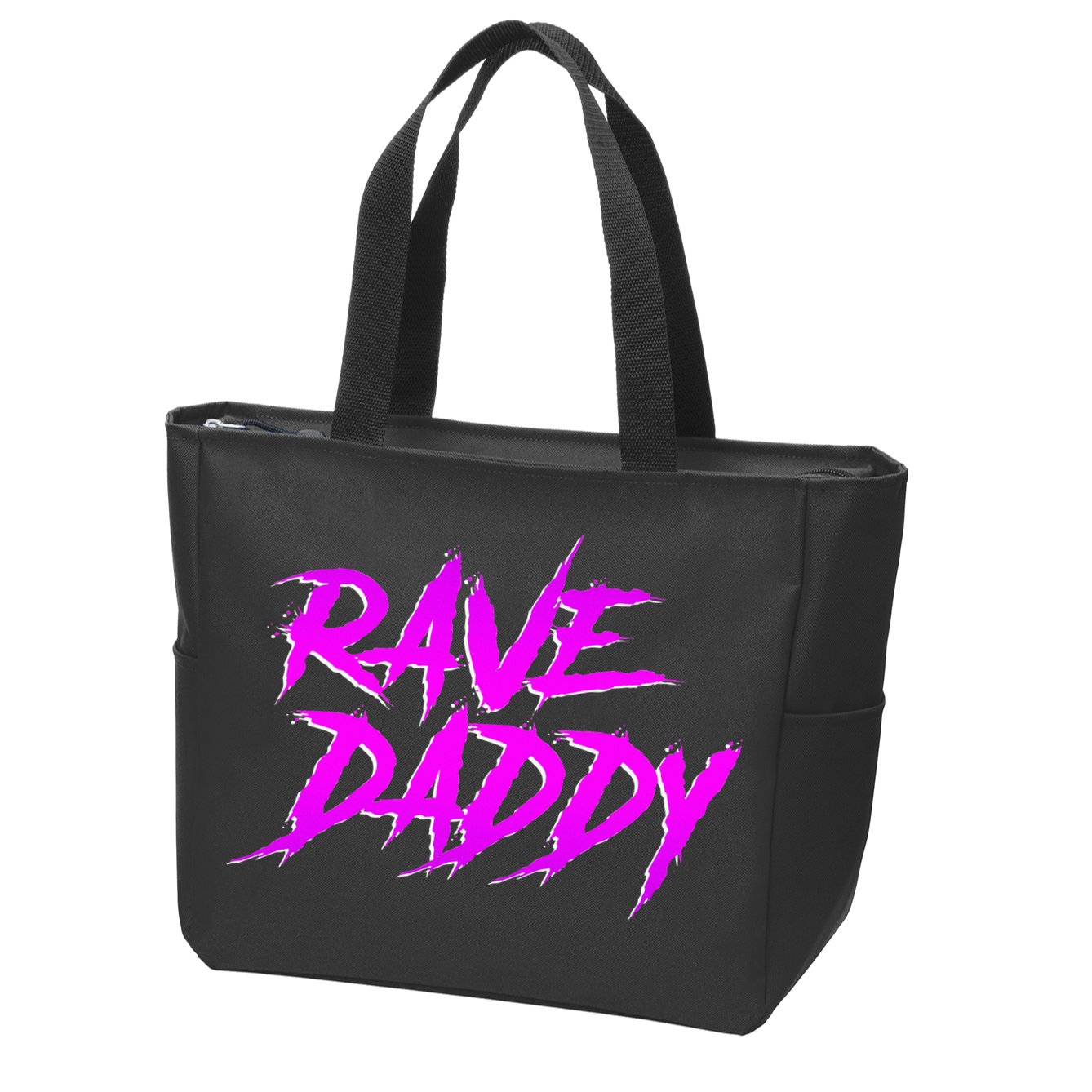Rave Daddy Edm Rave Festival Zip Tote Bag