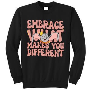 Retro Dumbo Embrace What Makes You Different Flying Elephant Sweatshirt