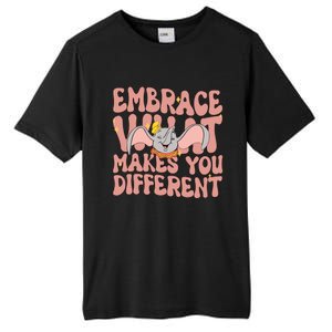 Retro Dumbo Embrace What Makes You Different Flying Elephant Tall Fusion ChromaSoft Performance T-Shirt