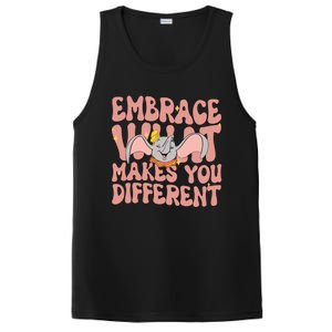 Retro Dumbo Embrace What Makes You Different Flying Elephant PosiCharge Competitor Tank