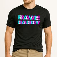 Rave Daddy EDM Music Festival Father Optical Illusion Trippy Cooling Performance Crew T-Shirt