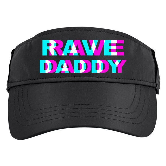 Rave Daddy EDM Music Festival Father Optical Illusion Trippy Adult Drive Performance Visor