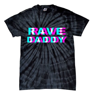 Rave Daddy EDM Music Festival Father Optical Illusion Trippy Tie-Dye T-Shirt