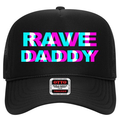 Rave Daddy EDM Music Festival Father Optical Illusion Trippy Trucker Hat