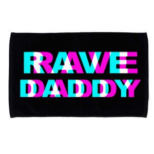 Rave Daddy EDM Music Festival Father Optical Illusion Trippy Microfiber Hand Towel