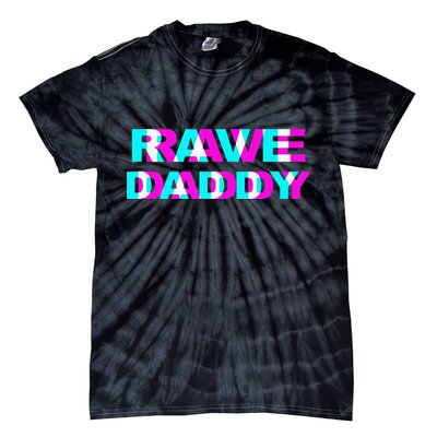 Rave Daddy EDM Music Festival Father Optical Illusion Trippy Tie-Dye T-Shirt