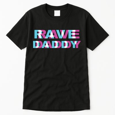 Rave Daddy Edm Music Festival Father Optical Illusion Trippy Tank Top Tall T-Shirt