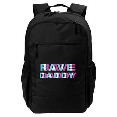 Rave Daddy Edm Music Festival Father Optical Illusion Trippy Tank Top Backpack