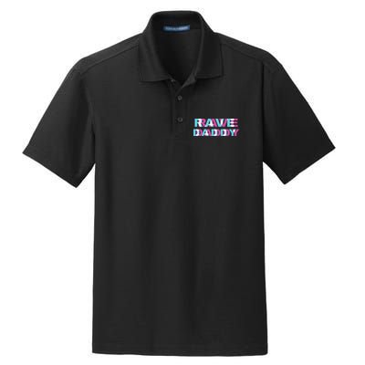 Rave Daddy Edm Music Festival Father Optical Illusion Trippy Tank Top Dry Zone Grid Polo