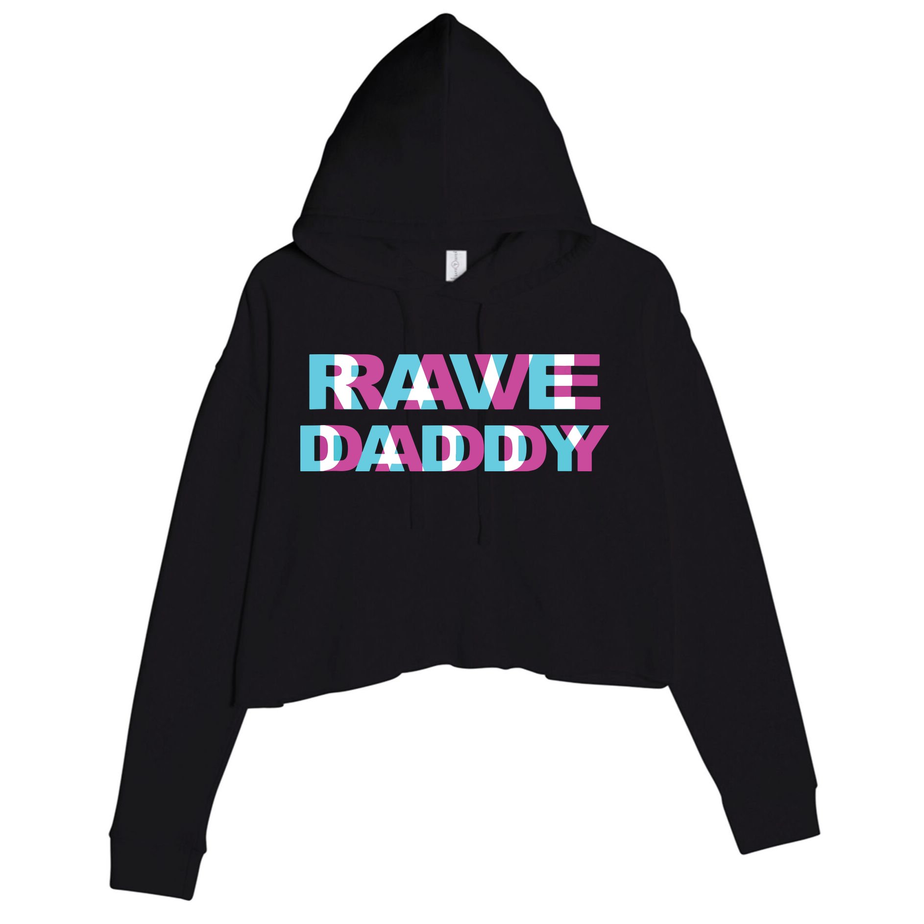 Rave Daddy Edm Music Festival Father Optical Illusion Trippy Tank Top Crop Fleece Hoodie