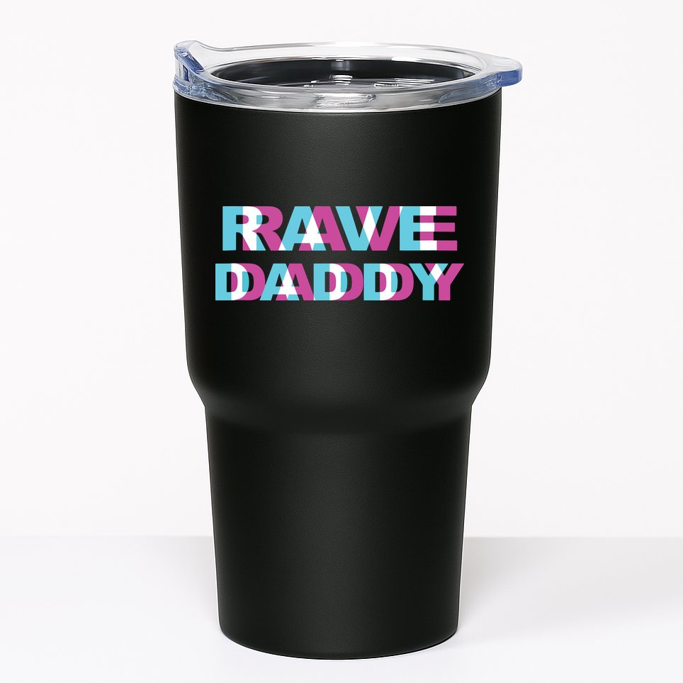 Rave Daddy Edm Music Festival Father Optical Illusion Trippy Tank Top Tumbler